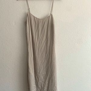 Capulet Grey Thin Strap Midi Dress